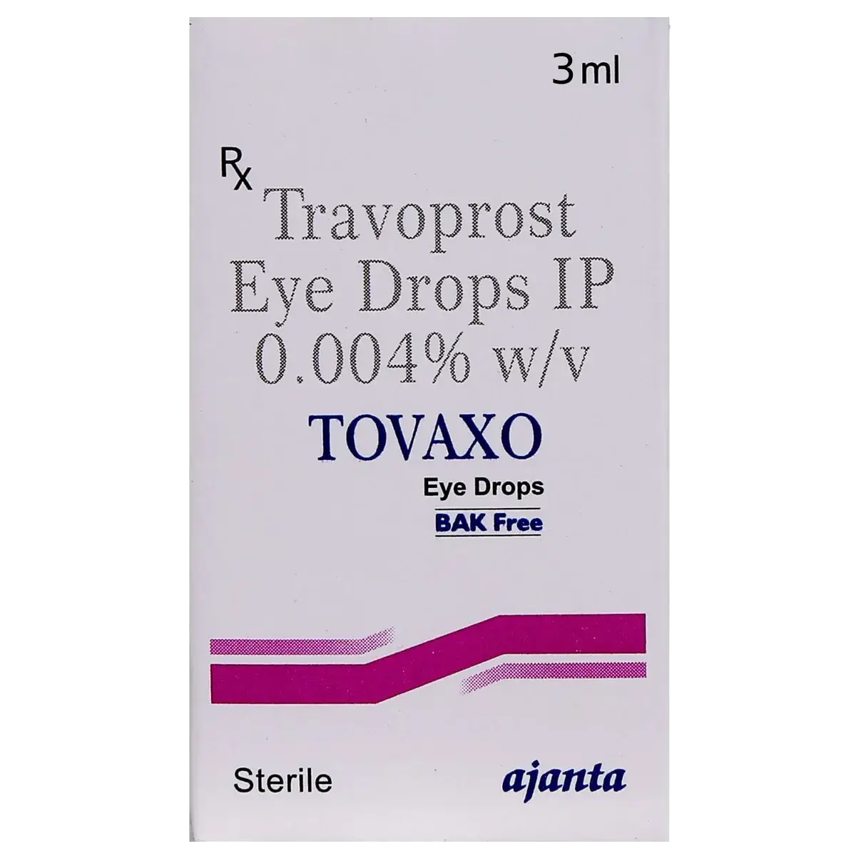 Tovaxo Eye Drop BAK Free 3ml